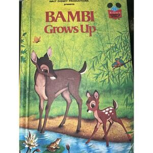 Bambi Grows Up Vintage Hard Cover Children’s Book 1979